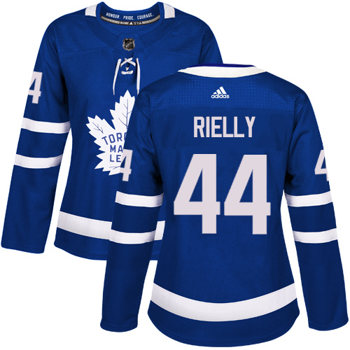 Adidas Toronto Maple Leafs 44 Morgan Rielly Blue Home Authentic Women Stitched NHL Jersey